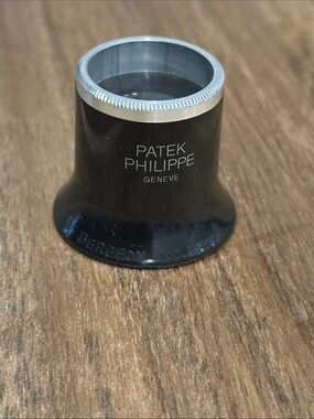 Patek Philippe Black and Silver Watchmaker Loupe RARE